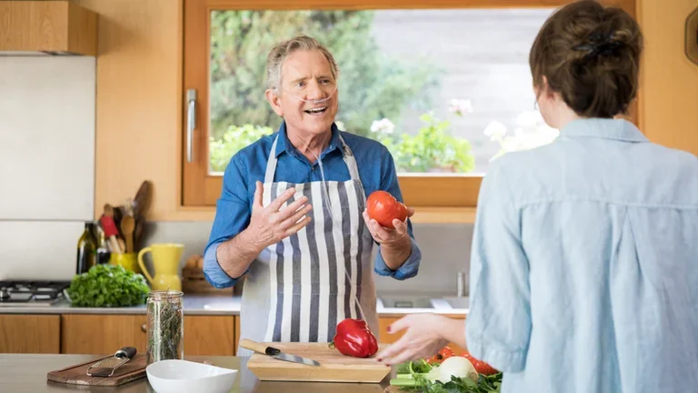 COPD male patient (cooking) 10
